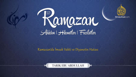 Ramazan'da İmsak Vakti ve Diyanetin Hatası