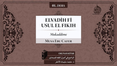 01. Ders: Mukaddime