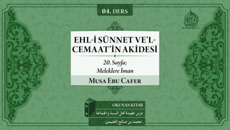 04. Ders: 20. Sayfa; Meleklere İman