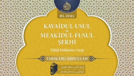 03. Ders: Teklifi Hükümler; Vacip